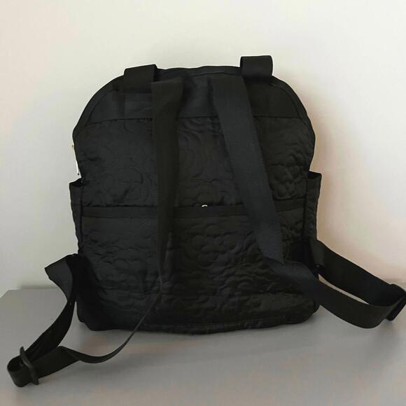 Lesportsac Black Embroidery Double Trouble Backpack NWT - Picture 3 of 5